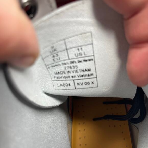 New Dr. Martens 1460 Women Patent Leather Lace Up Boots in Zink Grey sz 11 - Picture 6 of 7